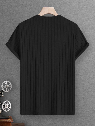 Lucero® | Ribbed Casual Short Sleeve T-Shirt