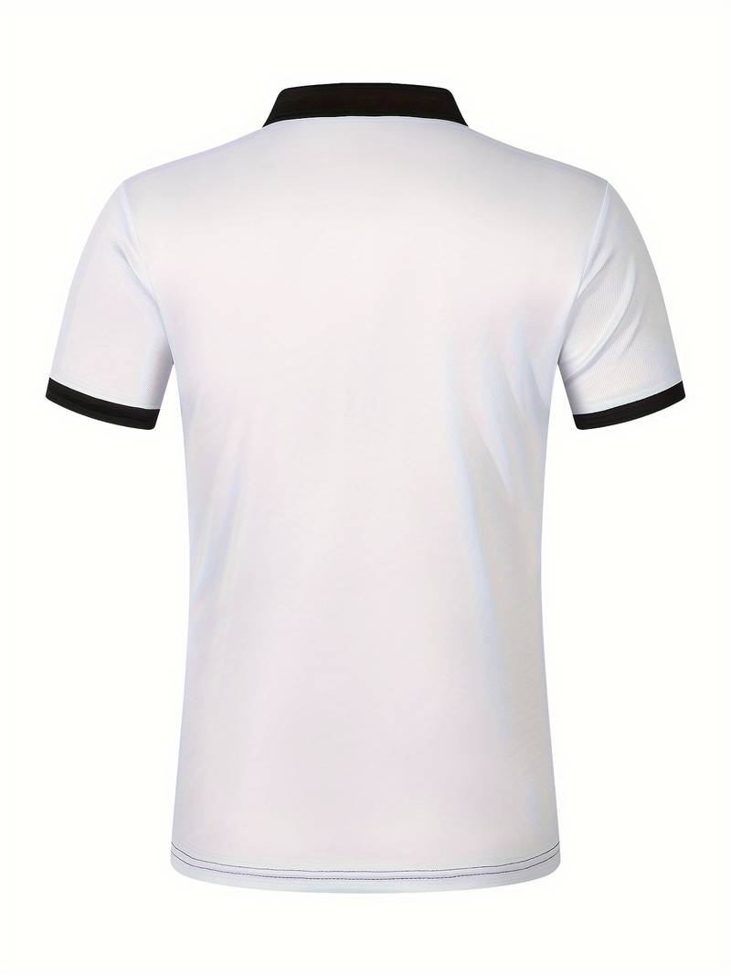 Lucie® | Casual Short Sleeve Stripe Polo Shirt For Men