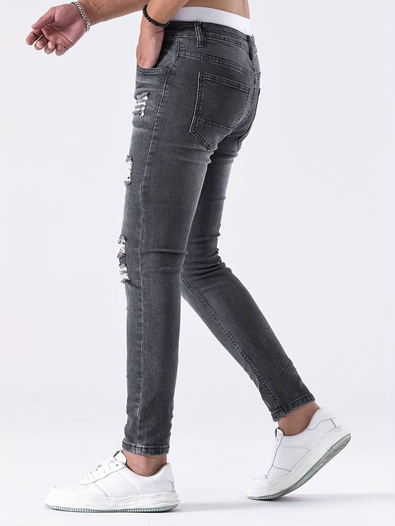Frey® | Slim-Fit Jeans With Casual Rips