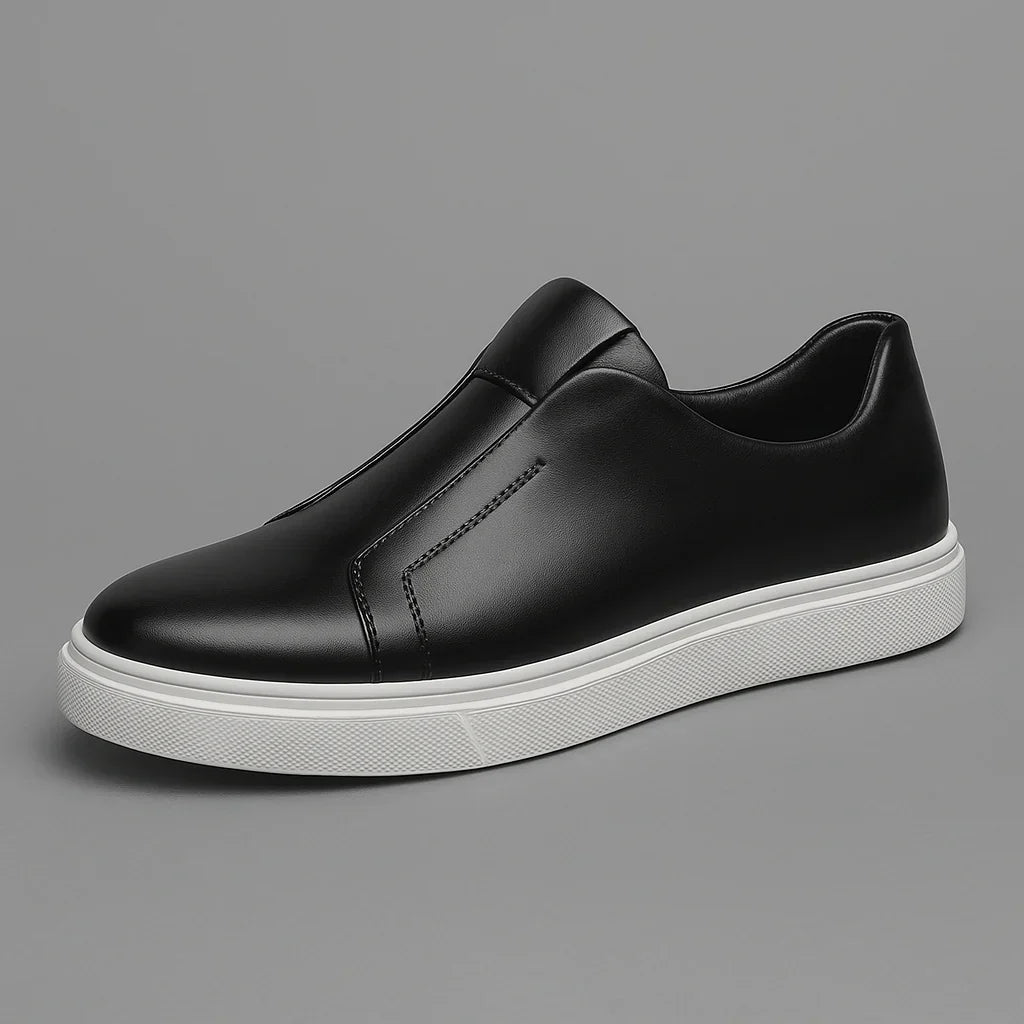 Malachi | Elegant Leather Slip-On Shoes