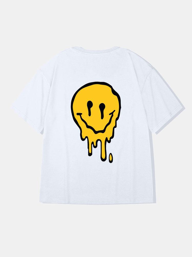 Buenaventura® | Smile Face Graphic Cotton T-Shirts