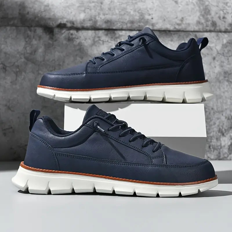 Lars® | Leather Sneakers With Orthopaedic Comfort