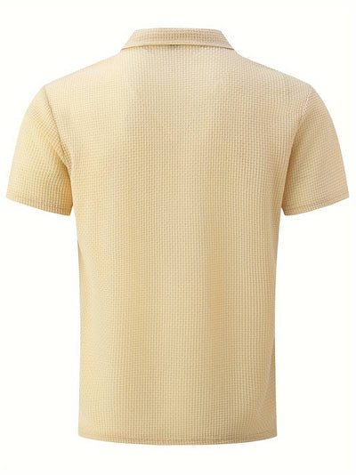 Macaria® | Solid Leisure Golf Shirt For Men