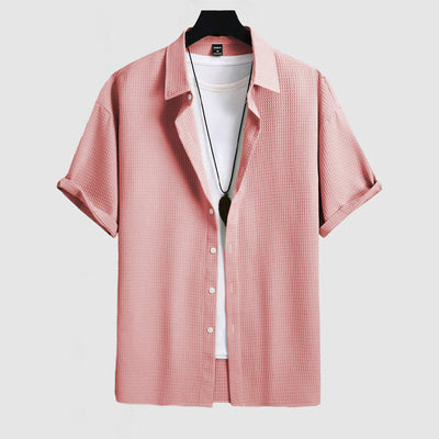 Holcombe® | Casual Men's Shirt With Waffle Pattern