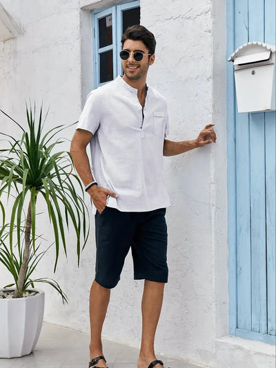 Donald® | Stylish No-Short Sleeve Shirt For Men