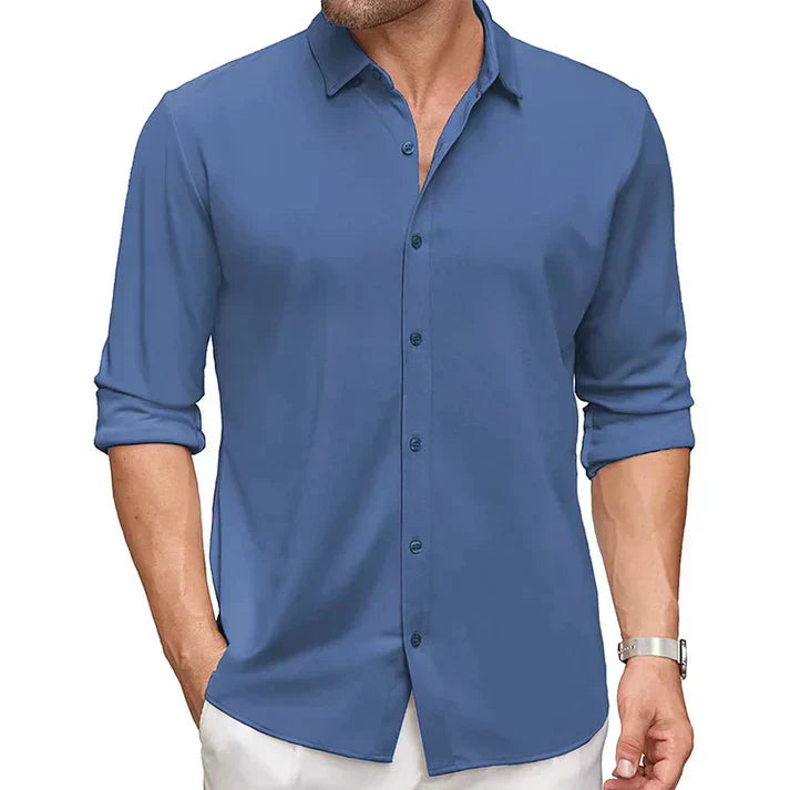 Waldo® | Long-Sleeved Casual Shirt With Button Placket