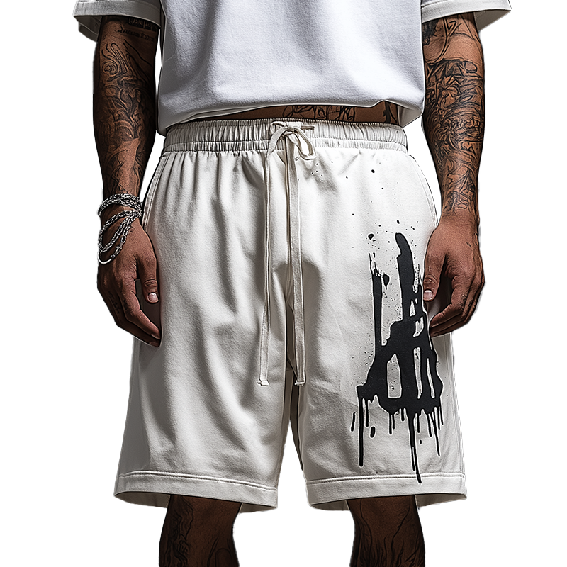 Clayton | Men'S Summer Fashion Printed Cotton Blended Casual Shorts