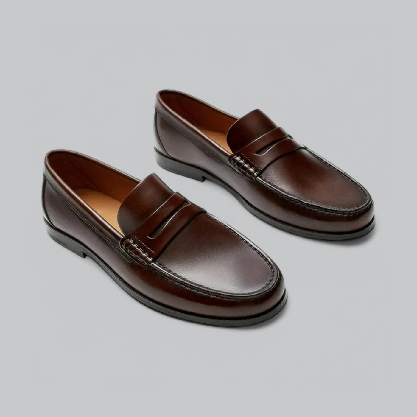 Nikolas | Chic Leather Penny Loafers