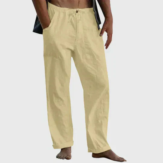 Quirico® | Linen Trousers With Drawstring