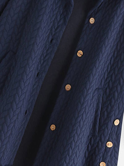 Hilario | Women's quilted hooded jacket with button placket