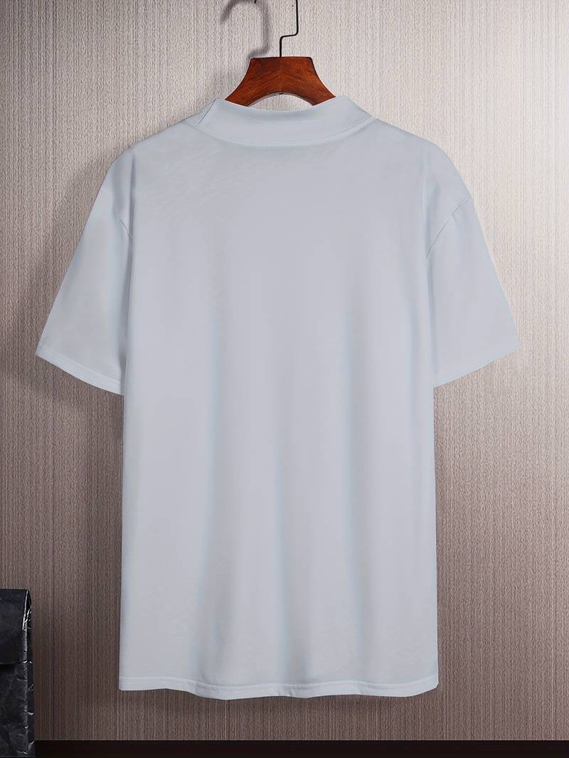 Eddy® | Elegant T-Shirt With A High Collar