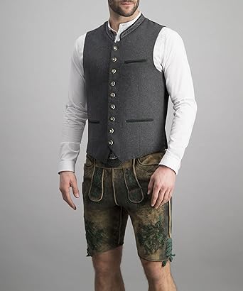 Malaquías® | Elegant Men'S Traditional Gray Traditional Vest