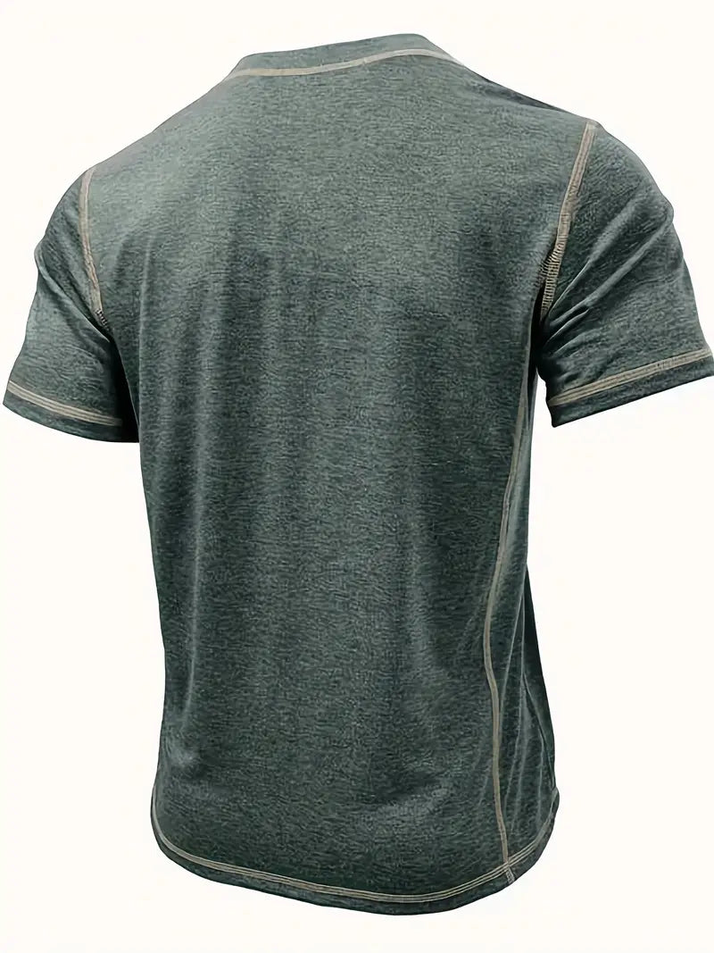 Malcolm | Short-sleeved button-down T-shirt