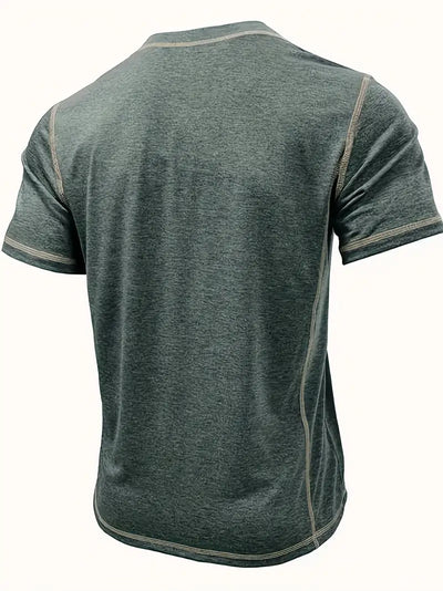 Malcolm | Short-sleeved button-down T-shirt