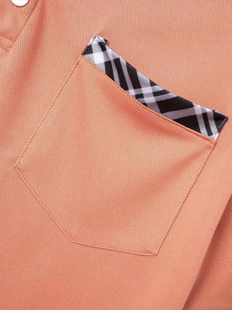 Lovelyn® | Regular-Fit Golf Shirt With Checked Collar