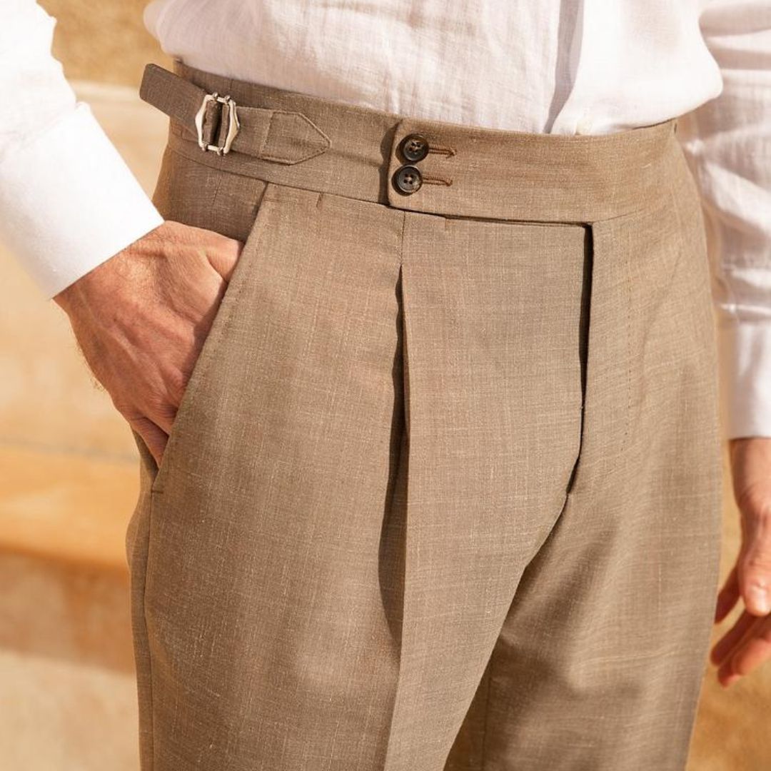 Ramiro | Gold Coast Linen Pantalon