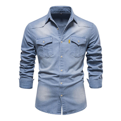 MEN'S VINTAGE DENIM SHIRT