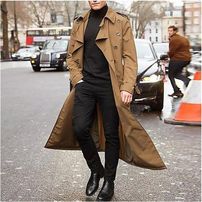 Herbert® | Modern long classic trench coat