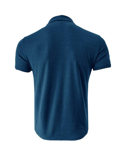 Lucian® | Casual Short Sleeve Turtleneck T-Shirt