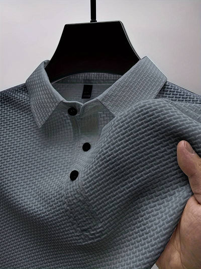 Luz® | Casual, Breathable Short-Sleeved Shirt With Half Buttons