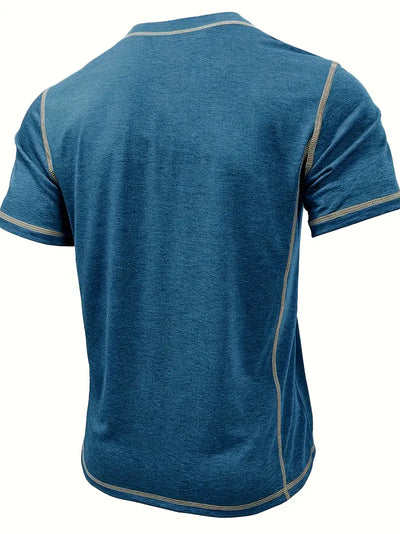 Malcolm | Short-sleeved button-down T-shirt