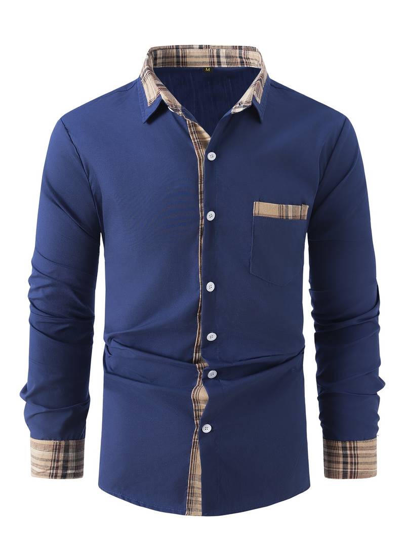 Louann® | Classic Long-Sleeved Shirt In A Checked Design