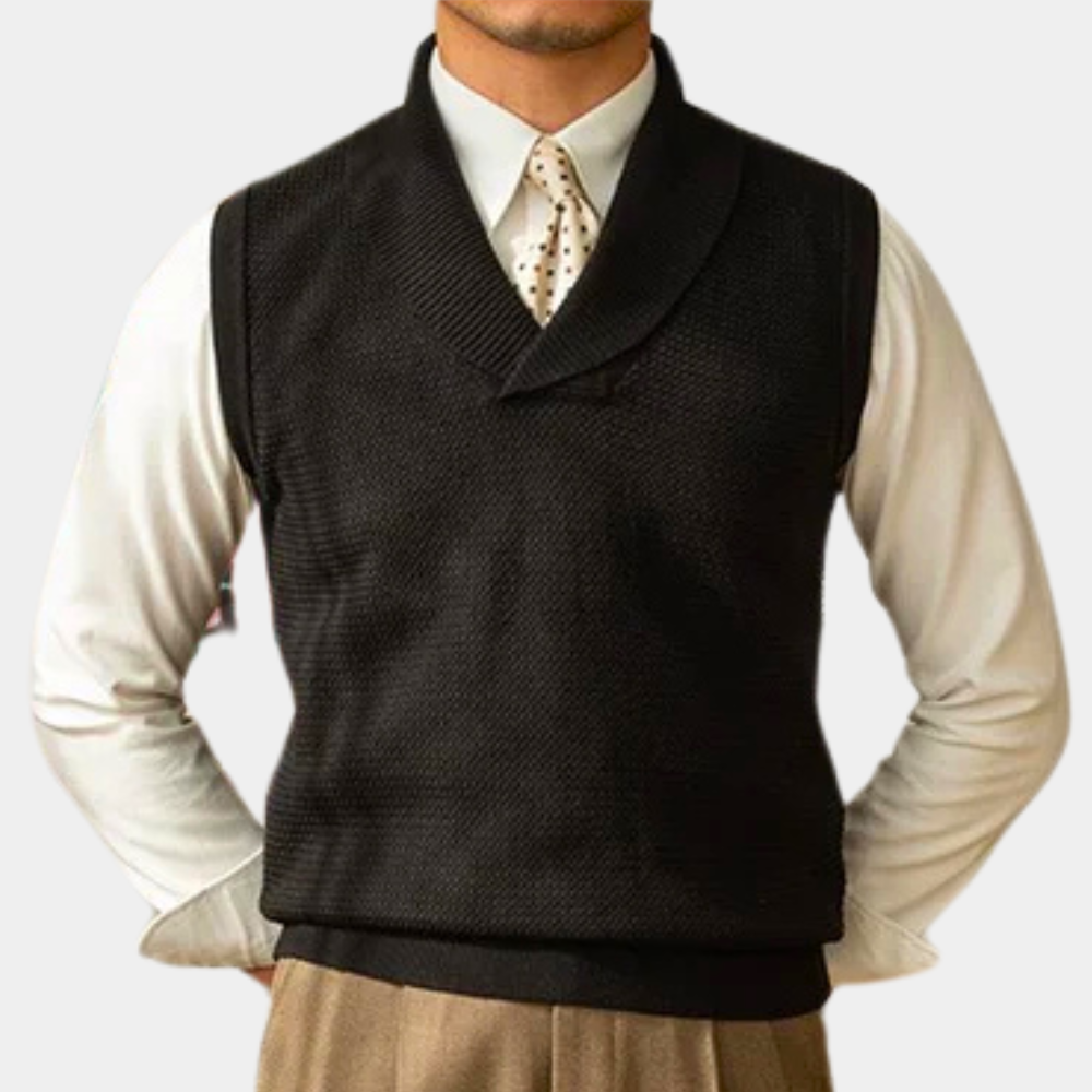 Venancio® | Modern knitted vest for men