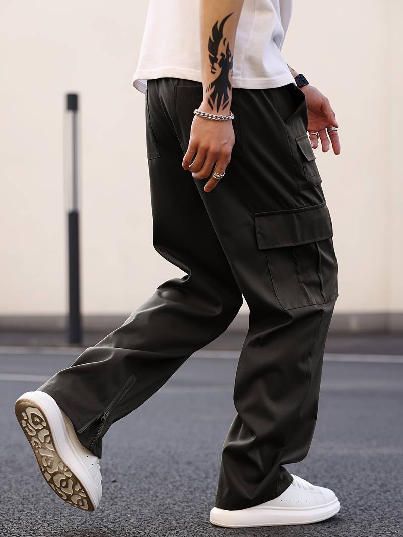 Gates® | Straight-Leg Cargo Pants With Multiple Pockets For Men