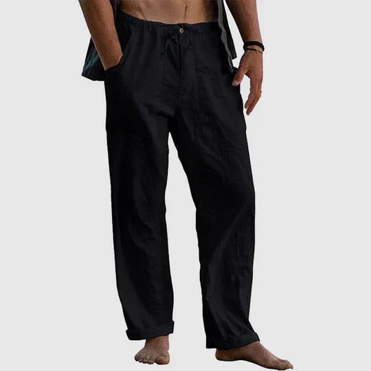 Quirico® | Linen Trousers With Drawstring