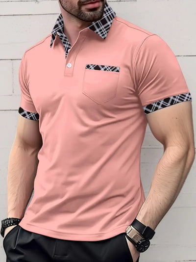 Lovelyn® | Regular-Fit Golf Shirt With Checked Collar