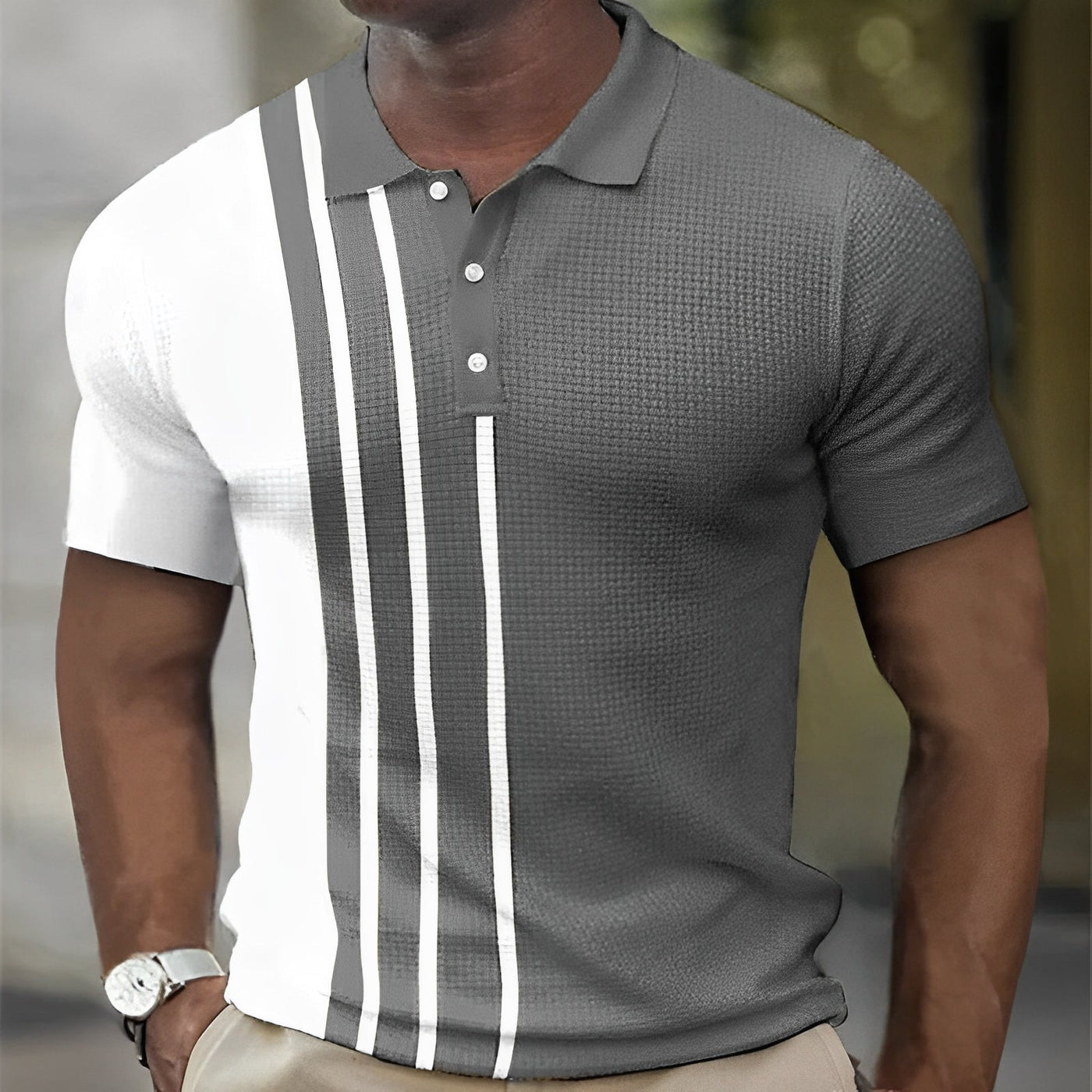 Ives | Stylish striped polo shirt