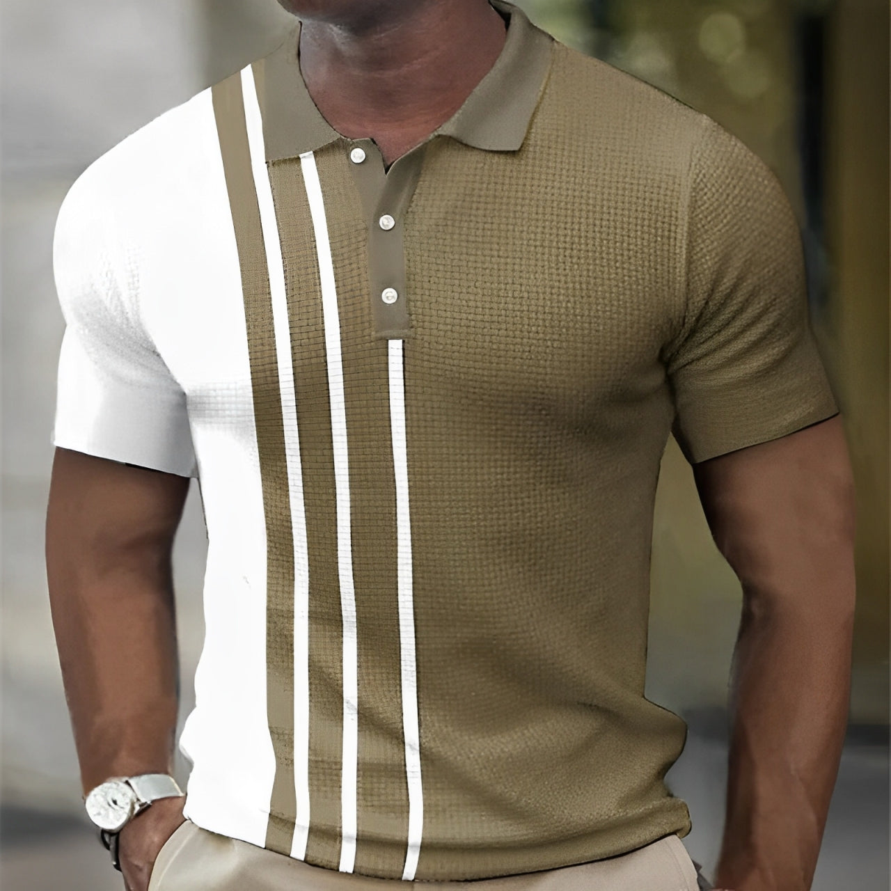 Ives | Stylish striped polo shirt