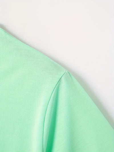 Ellis® | Solid, Casual V-Neck T-Shirt For Men