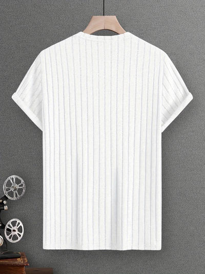 Lucero® | Ribbed Casual Short Sleeve T-Shirt
