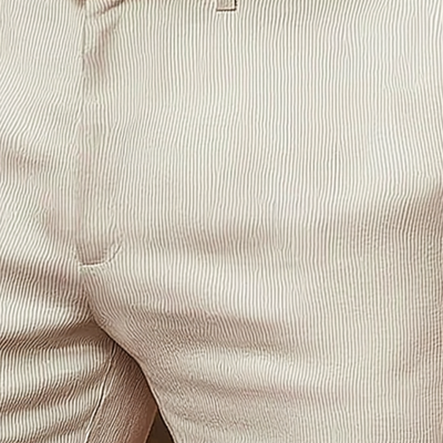 Morris | Men'S Summer Fashion Striped Textured Casual Shorts