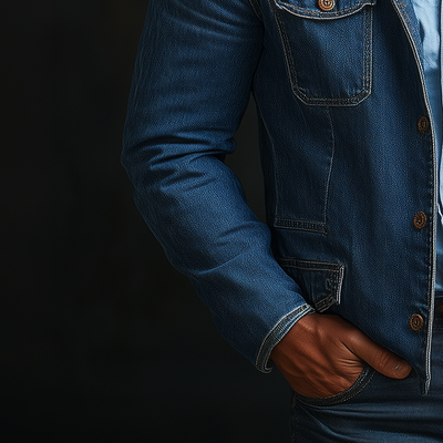 Jonathan | Men'S Vintage Washed Denim Blazer