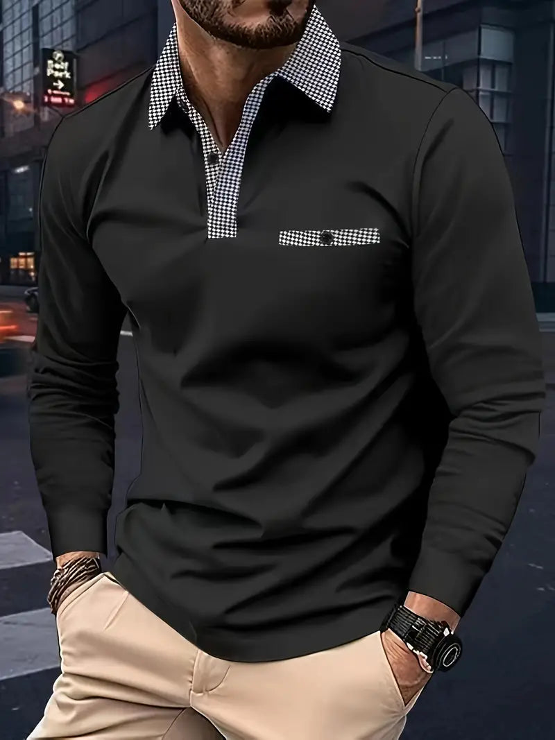 Daniel® | Classic Long-Sleeved Polo Shirt For Spring