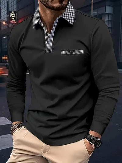Daniel® | Classic Long-Sleeved Polo Shirt For Spring