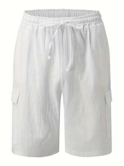 Halston® | Comfortable Cotton Cargo Shorts For Spring/Summer