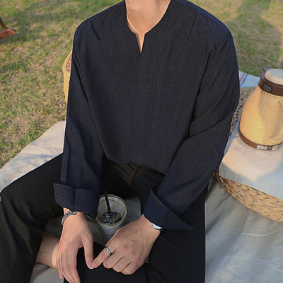 Ancel® | CHUNGJU Korean Collar Shirt