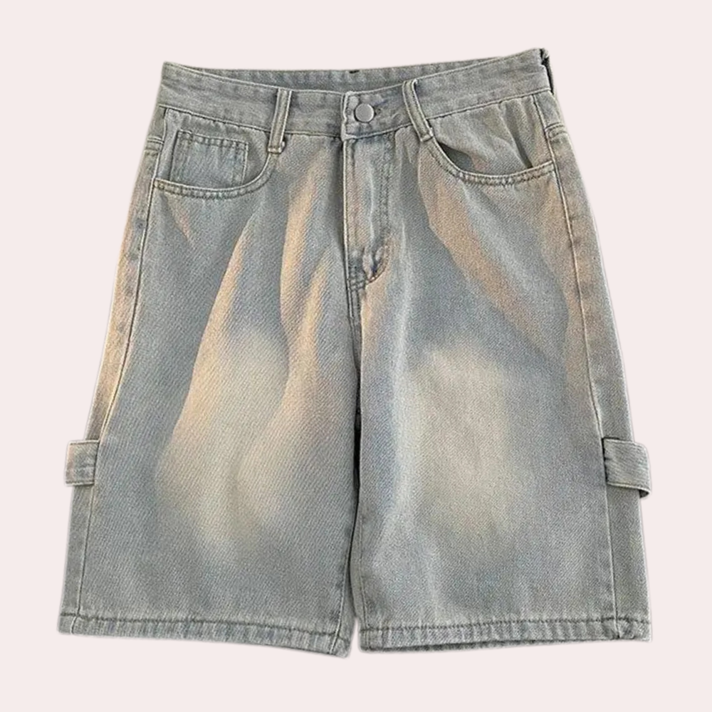 Valeriano® | Casual summer denim shorts for men