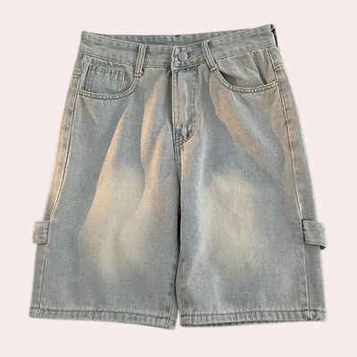 Valeriano® | Casual summer denim shorts for men