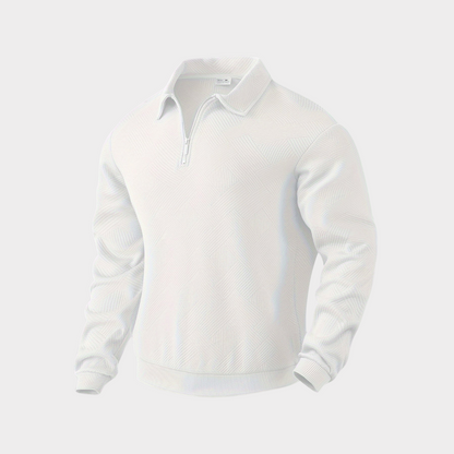 Dylan® | Vintage Zip-Up Sweater With Geometric Pattern