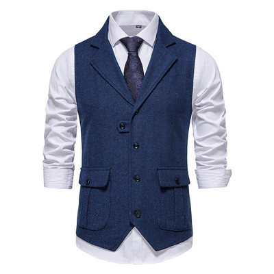 Noah® | Elegant Men's Vest With Side Pockets