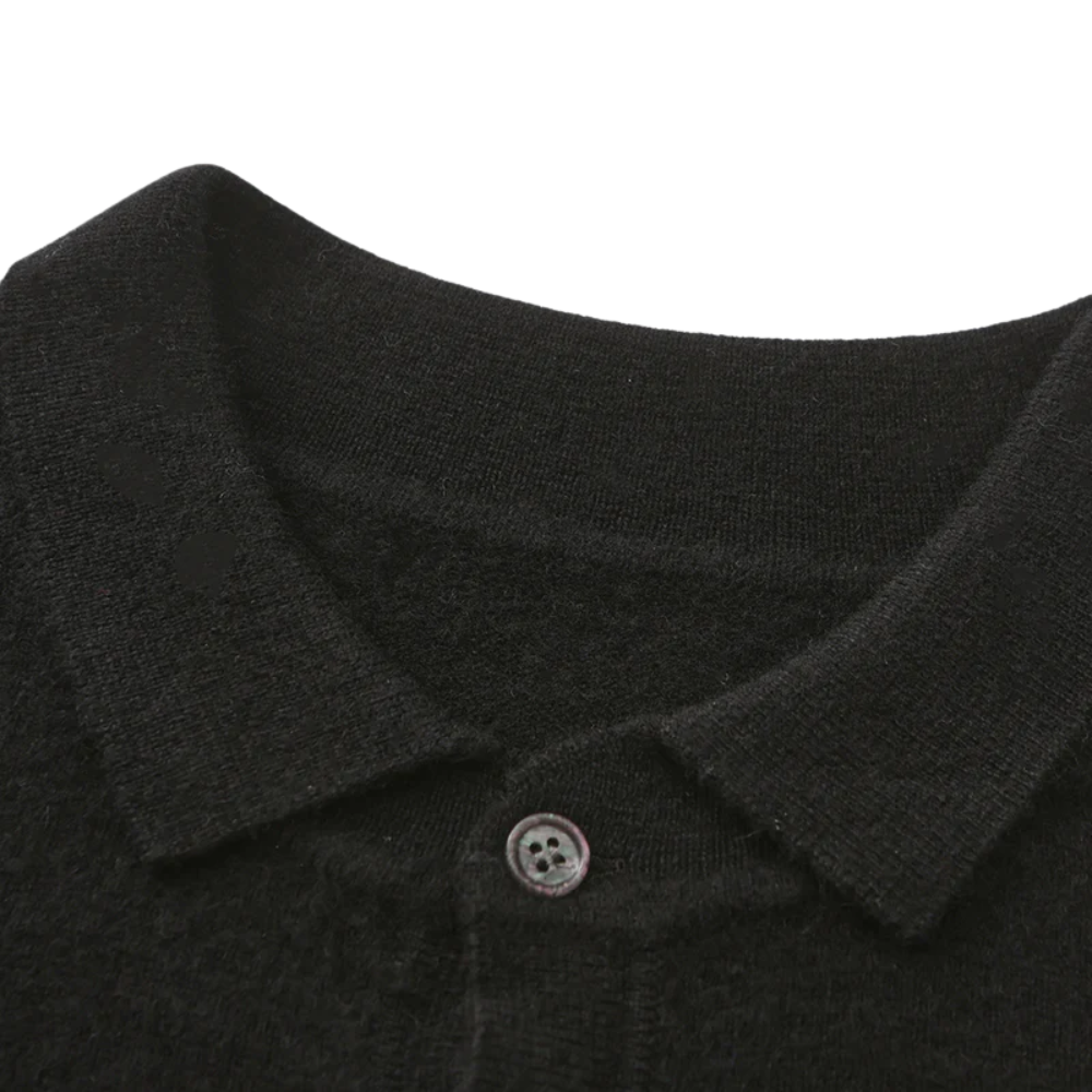 Aaron | 100% Cashmere Polo Shirt