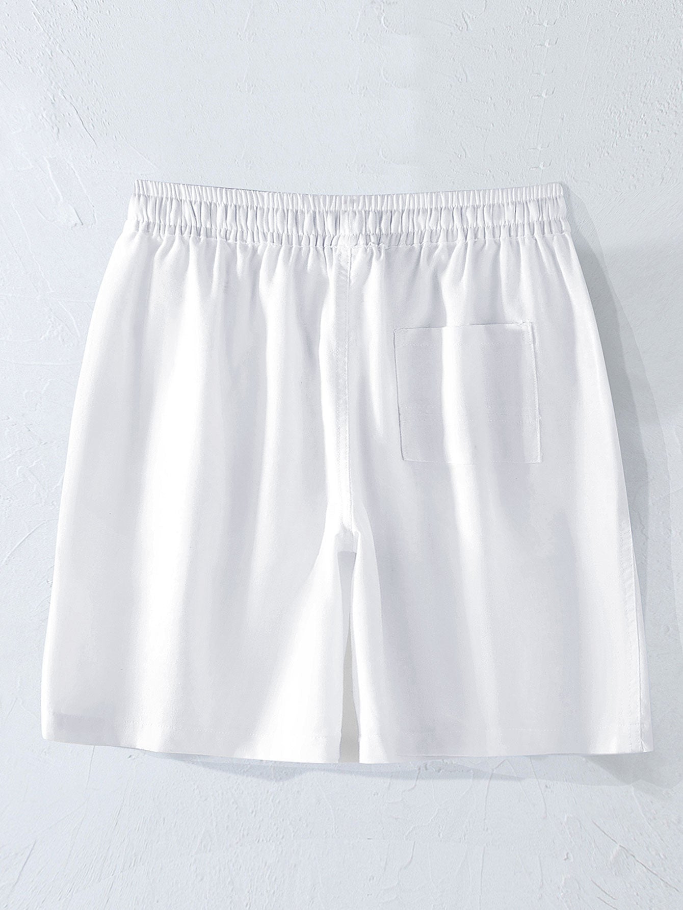 Albert® | Waffle Button Up Shirt & Linen Cotton Blend Drawstring Shorts