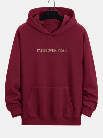 Maximus | Faith Over Fear Print Relax Fit Hoodie