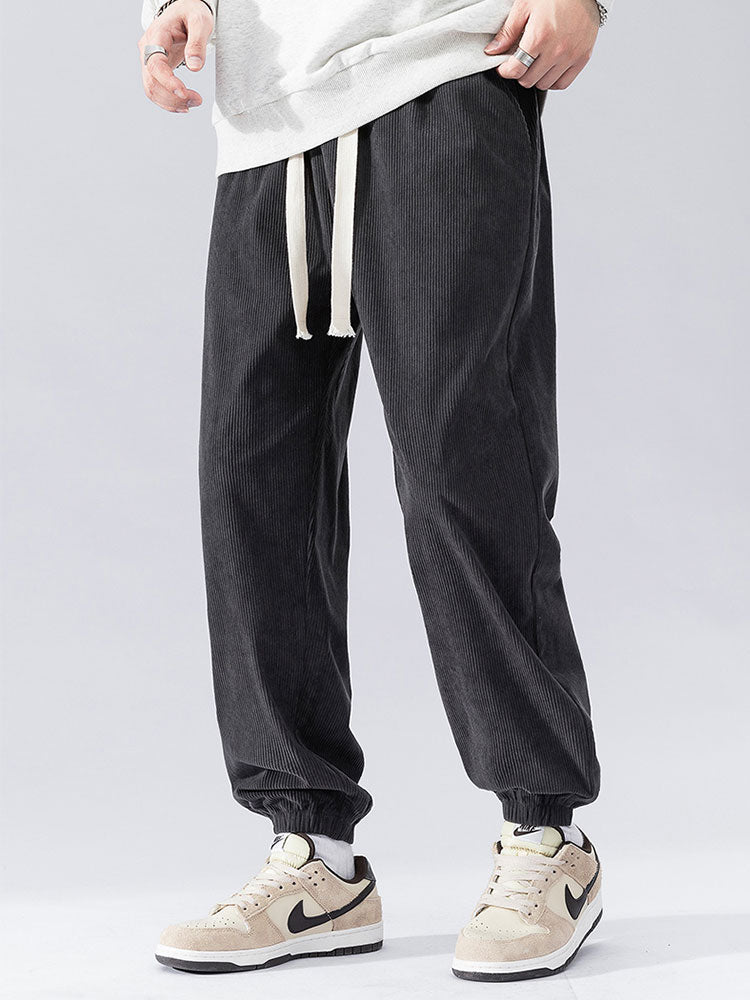 Adrián® | Drawstring Corduroy Joggers