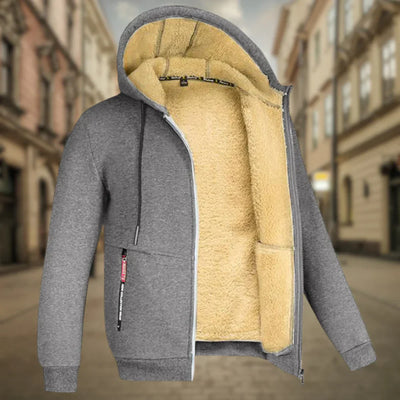 Decio | Cozy Sherpa-lined hoodie for men
