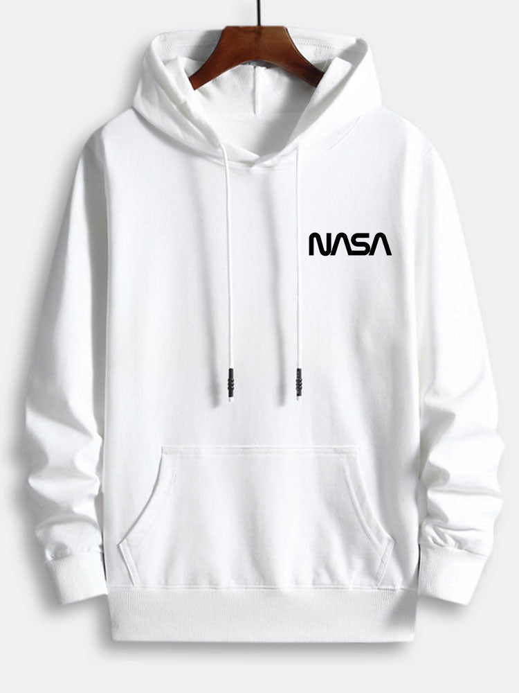 Alfred | NASA Print Cotton Hoodie